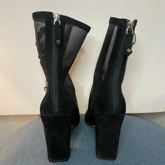 Joyce Azria dressy mesh booties in a size 10 - Picture 3 of 11